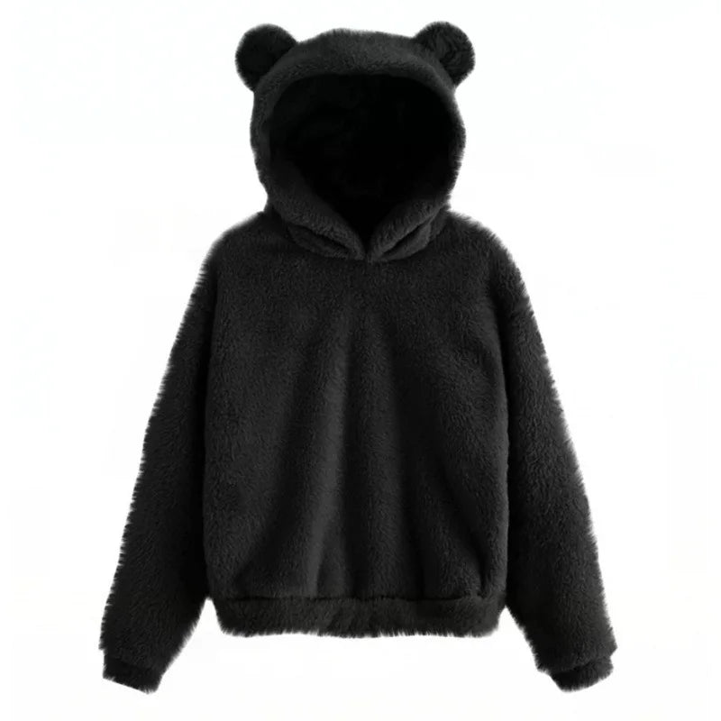 Emily - Sweat à capuche ours stylé pour femme