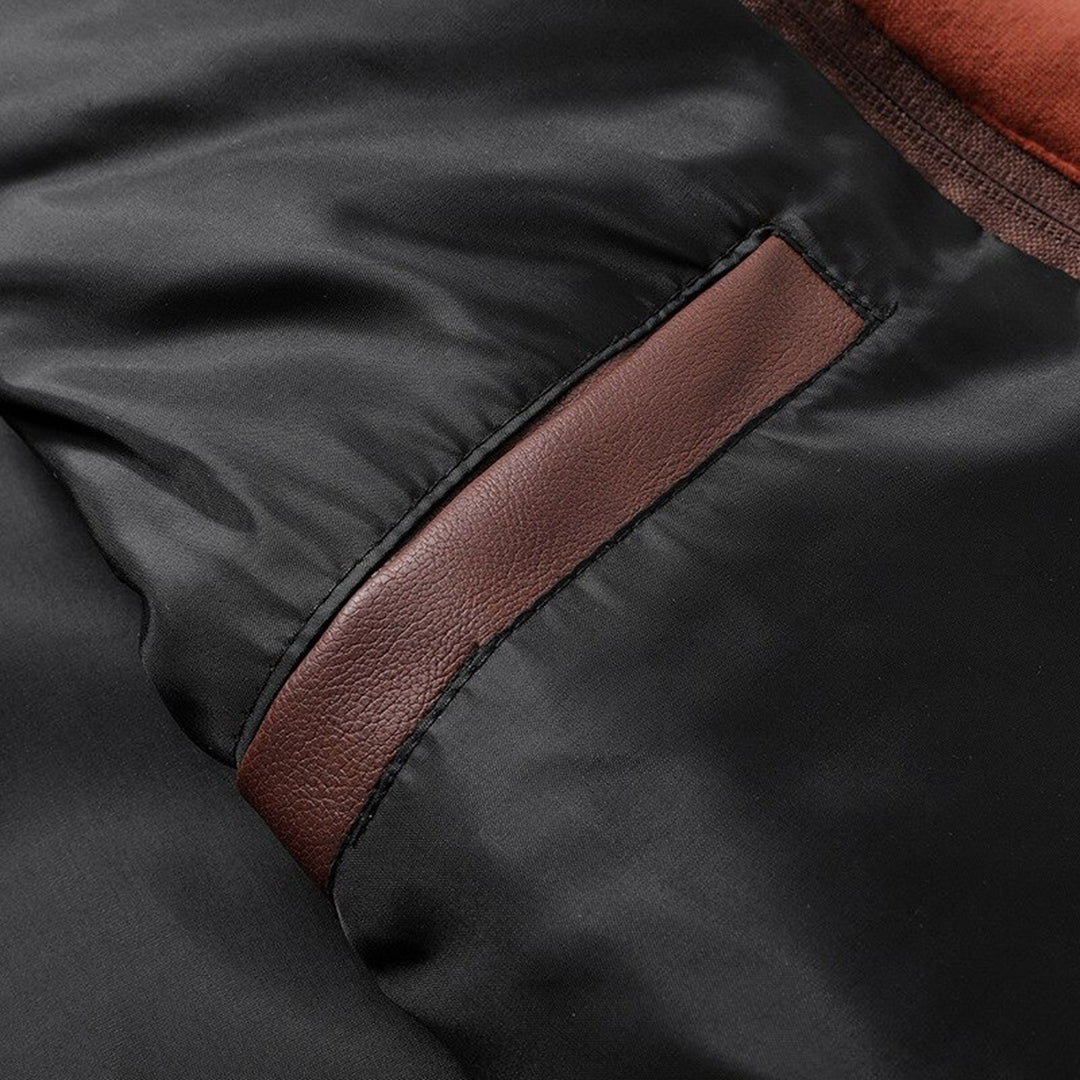 Jacob - Veste en cuir à capuche pour hommes