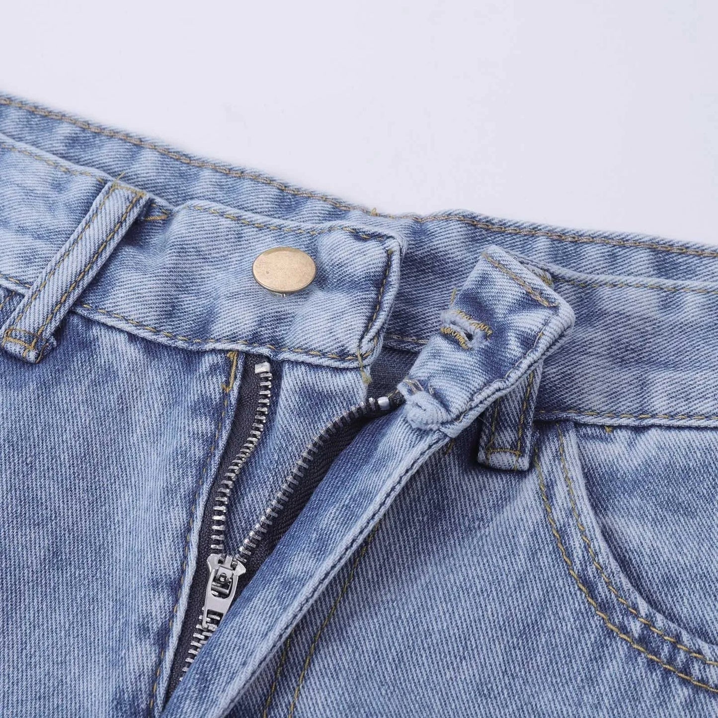 Valérie - Taille haute en denim