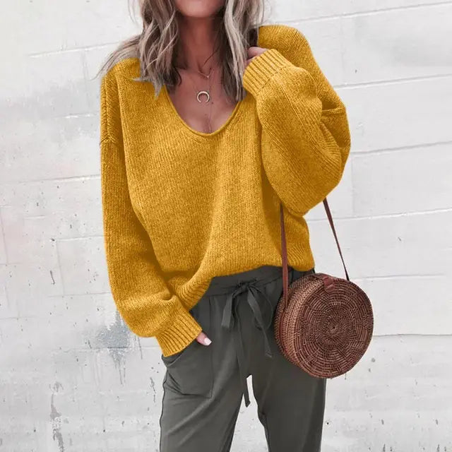Pull Maille Col V - Euphémie