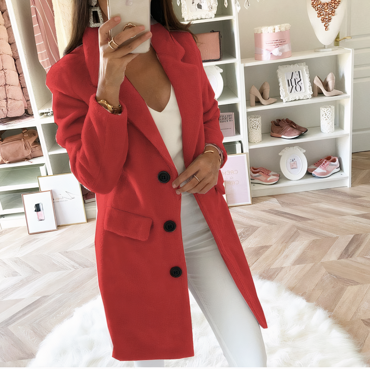 Manteau croisé pour femme - Irka