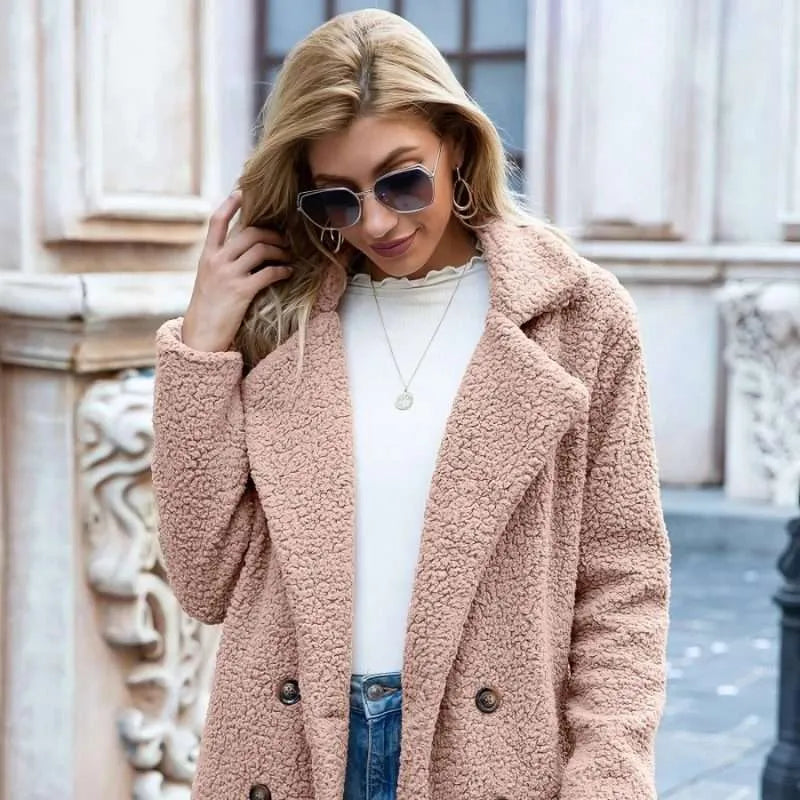 Veste longue en peluche - Christeen