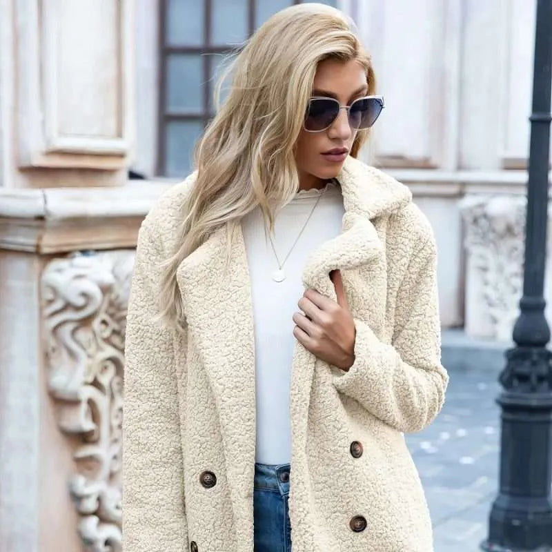 Veste longue en peluche - Christeen
