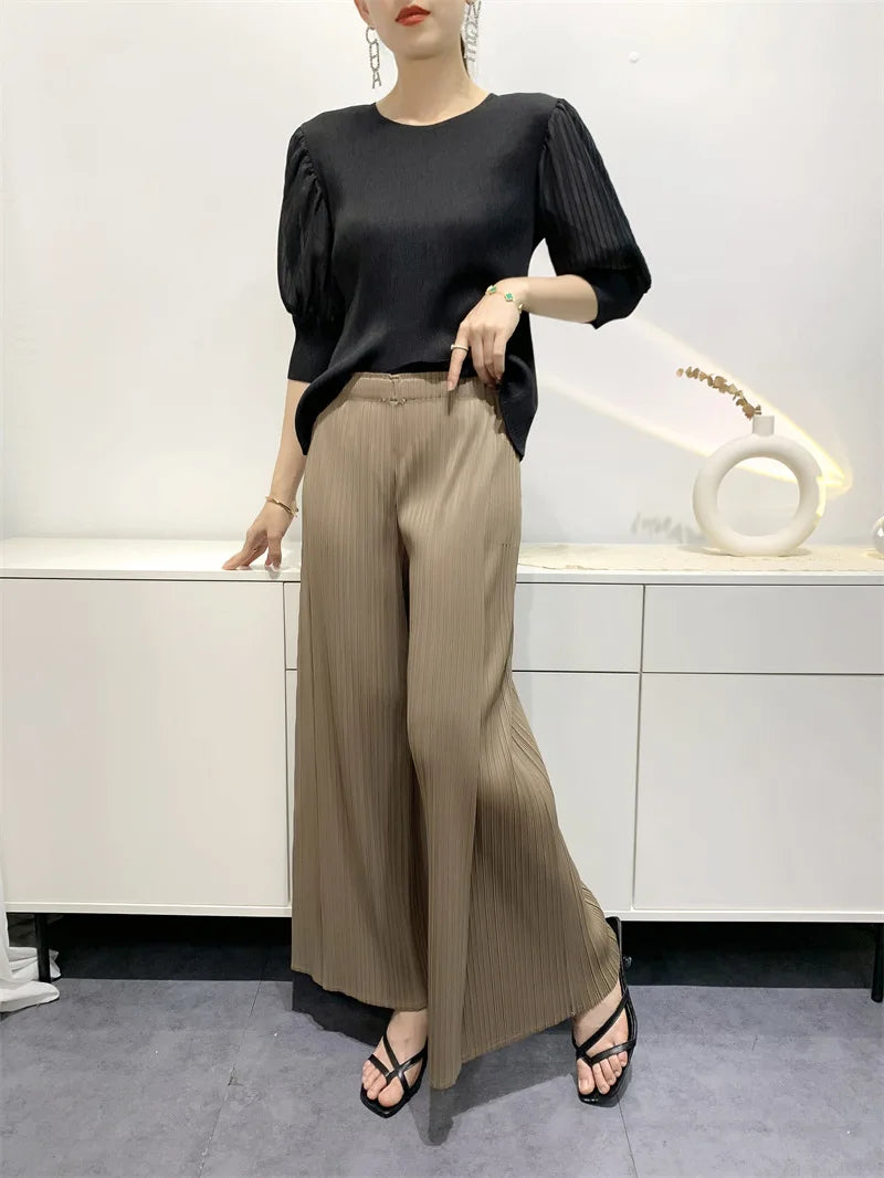 Pantalon large et ample confortable pour femme - Wilhelmina