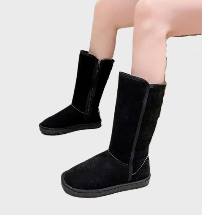 Isabelle - Bottes En Daim Chaudes