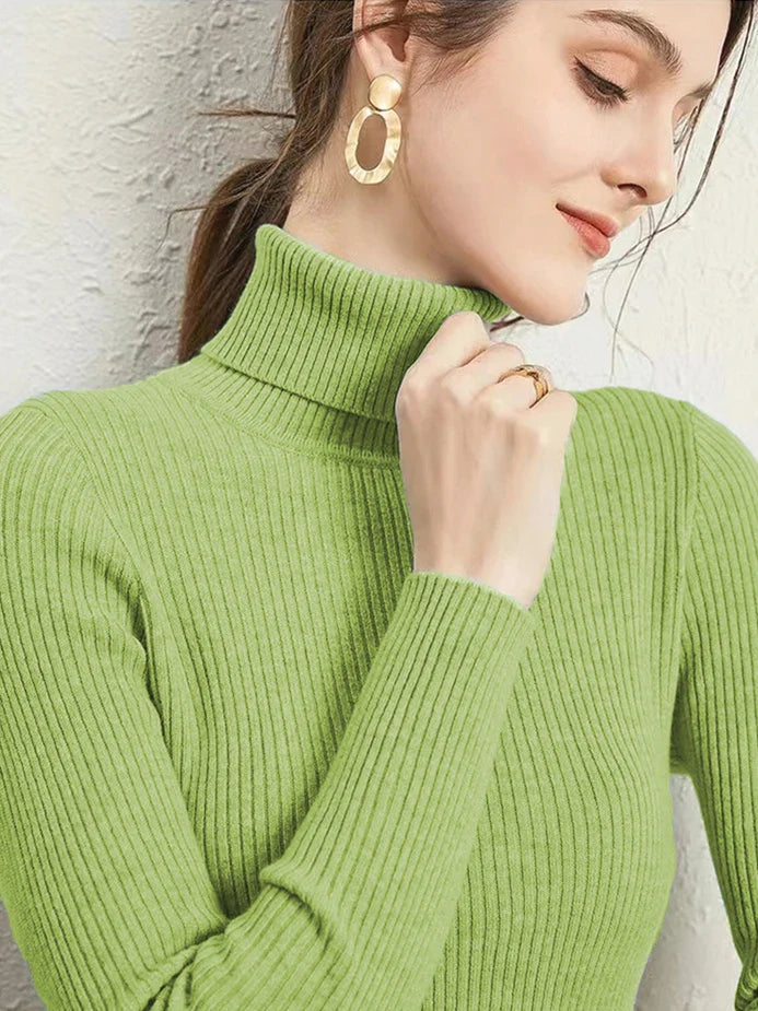 Pull Tricoté Col Roulé - Bistra