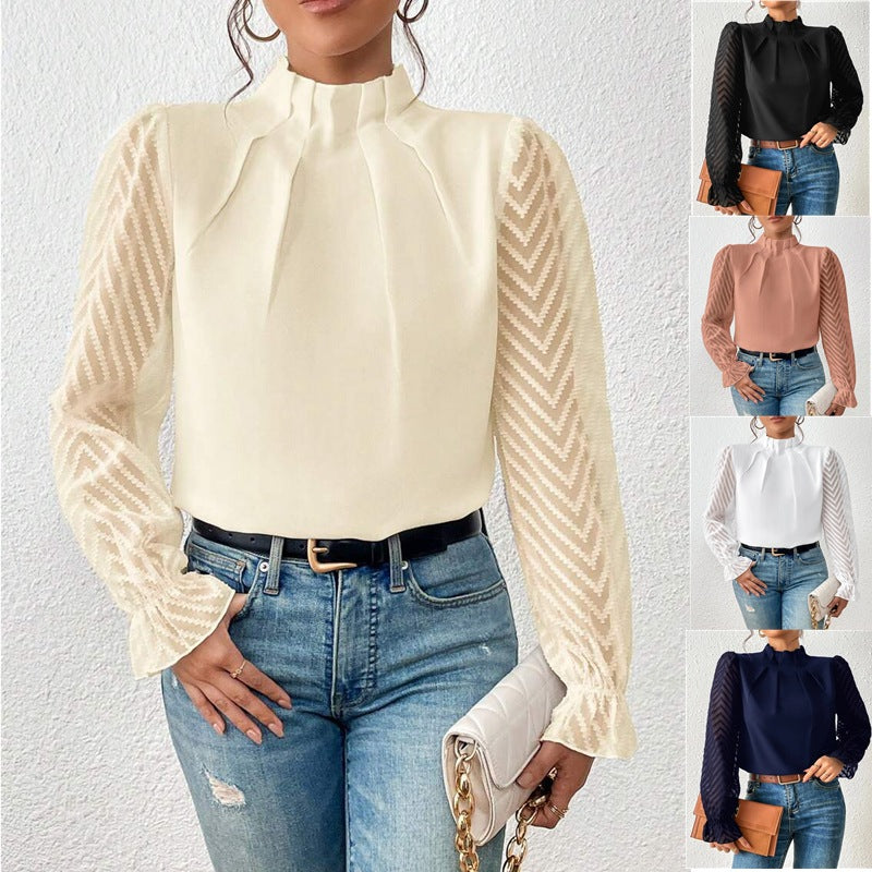 Andrea - Blouse Confort Vintage Ample pour Femmes