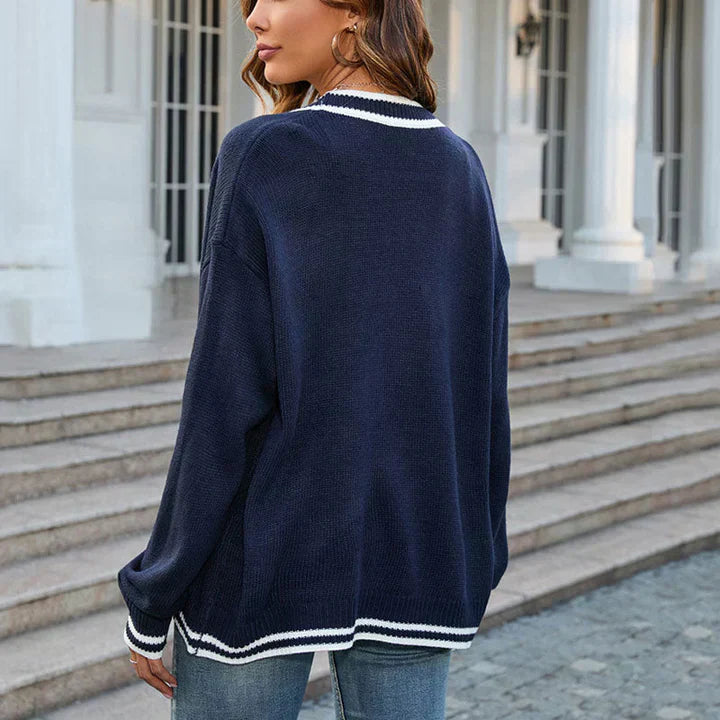 Tara - Cardigan moderne oversize pour femme