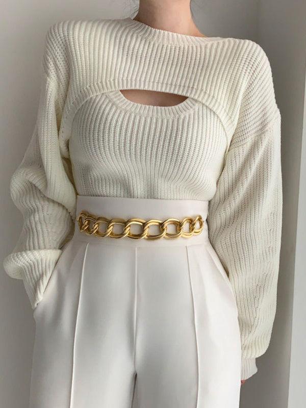 Levine - Haut Tendance en Maille pour le Printemps pour Femmes