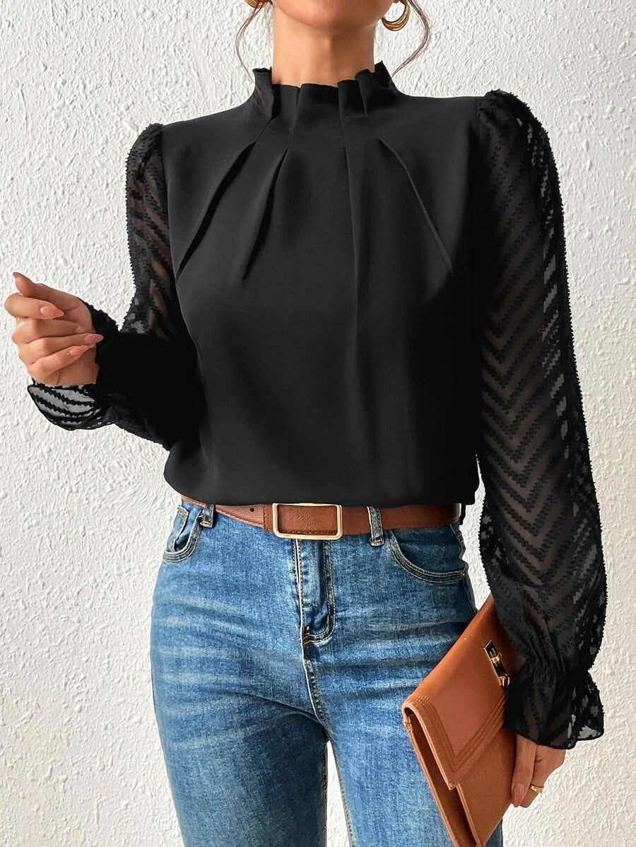 Andrea - Blouse Confort Vintage Ample pour Femmes