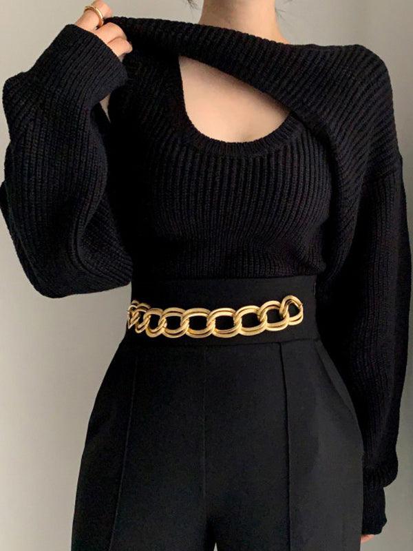 Levine - Haut Tendance en Maille pour le Printemps pour Femmes