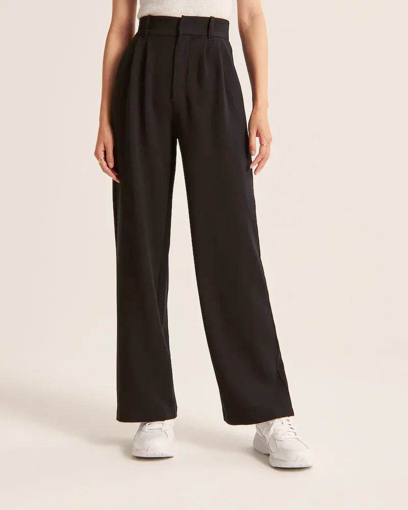 Pantalon ajusté à jambes larges - Alireza
