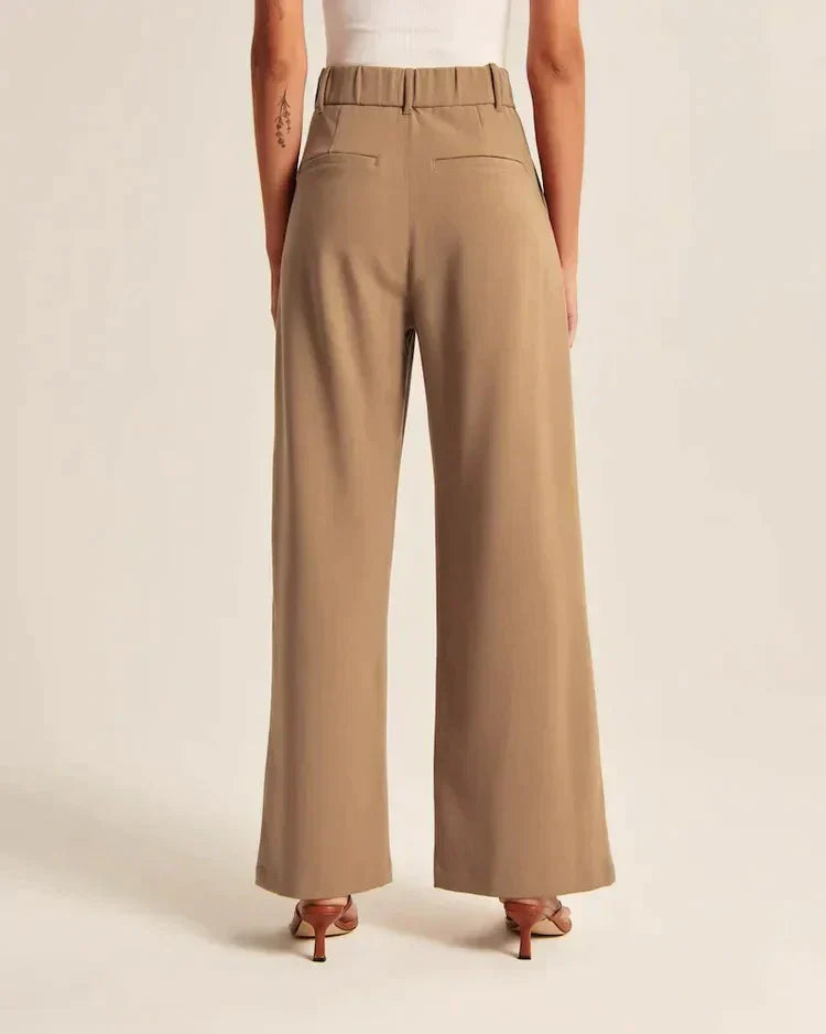 Pantalon ajusté à jambes larges - Alireza