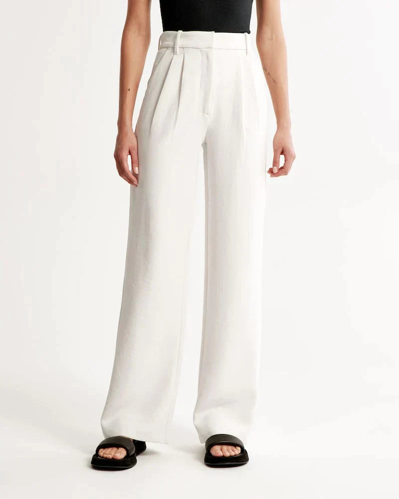 Pantalon ajusté à jambes larges - Alireza