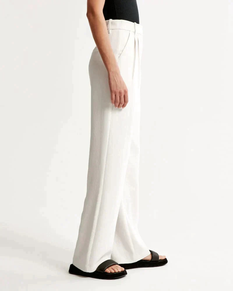 Pantalon ajusté à jambes larges - Alireza