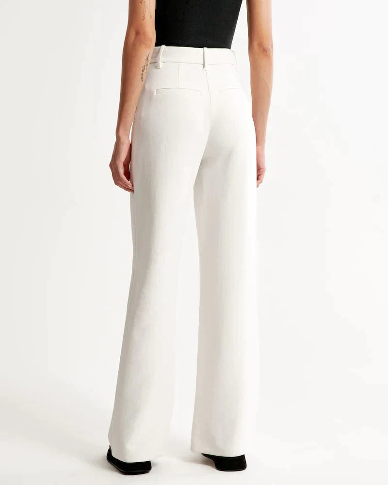 Pantalon ajusté à jambes larges - Alireza
