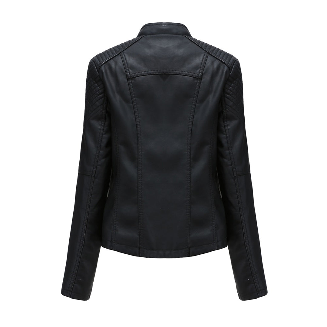 Veste en cuir vintage élégante - Kally