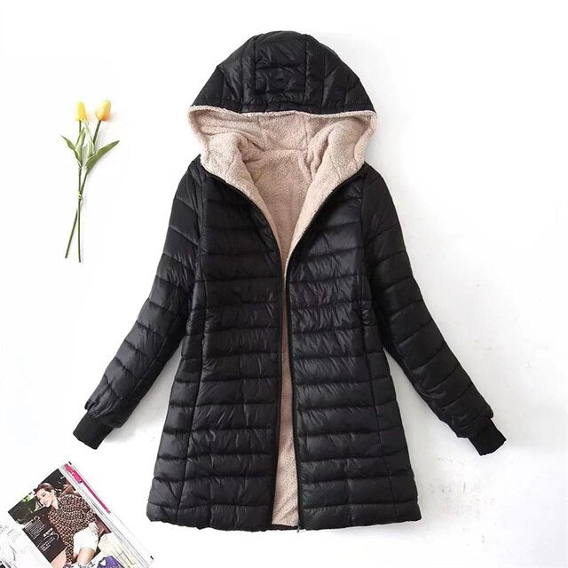 Parka mi-longue à capuche - Lucretia