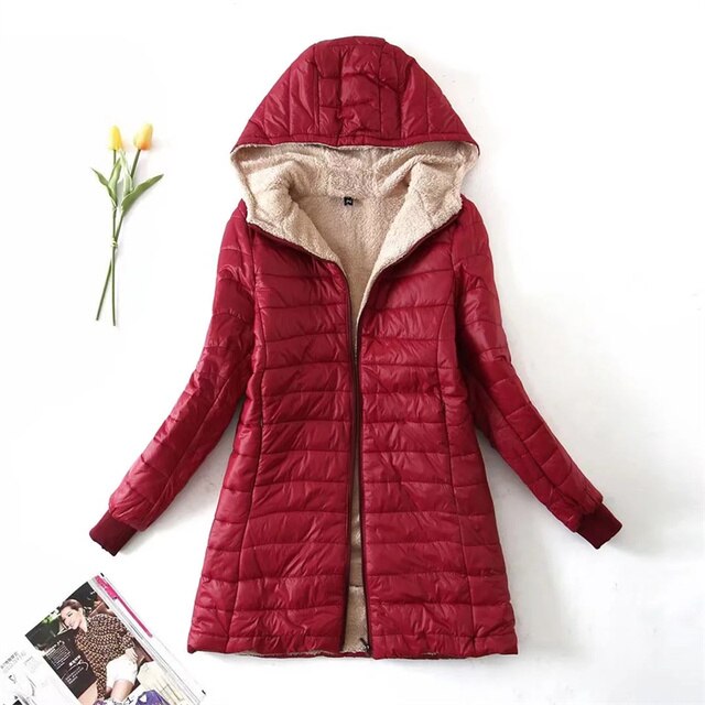 Parka mi-longue à capuche - Lucretia