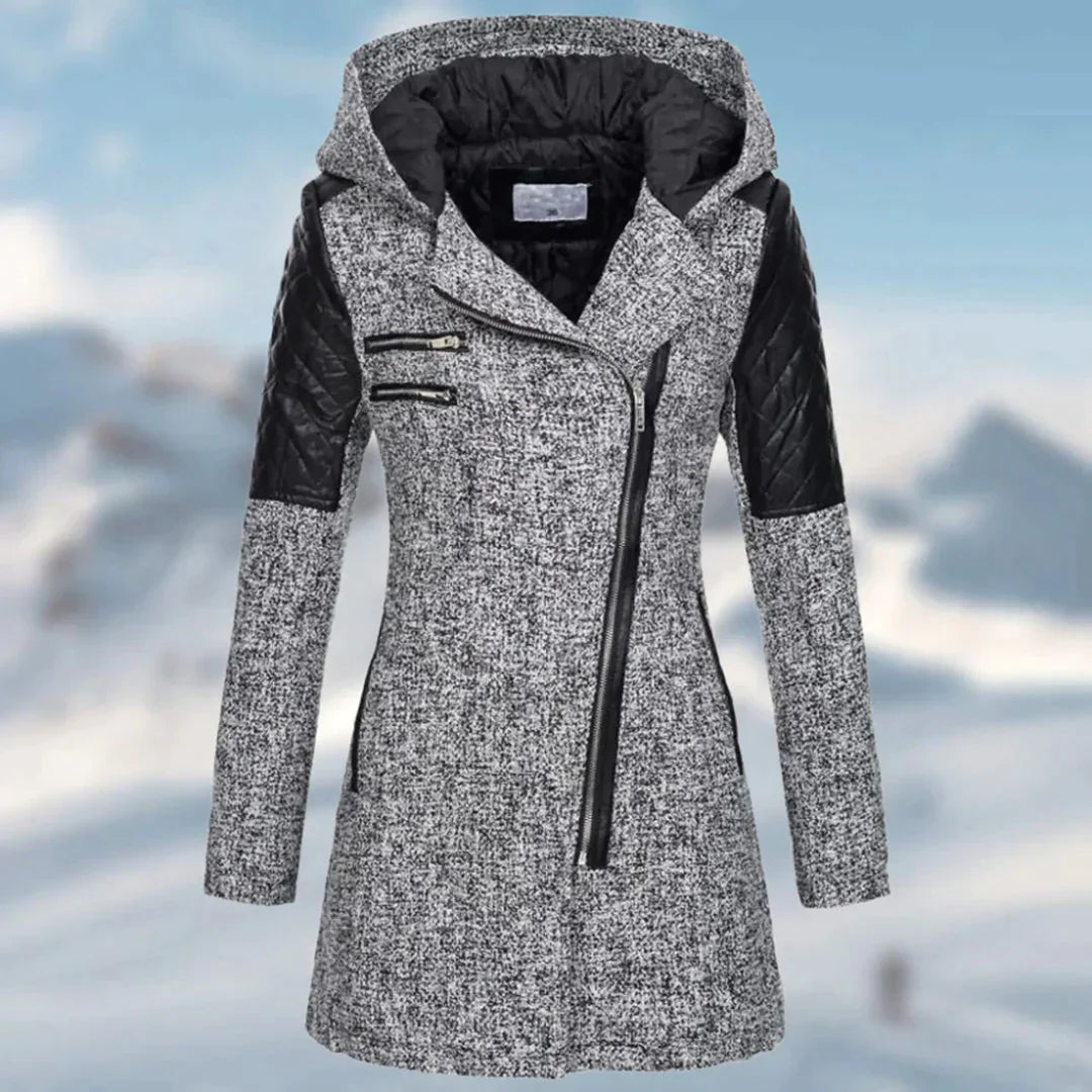 AILA - Manteau hiver long avec capuche