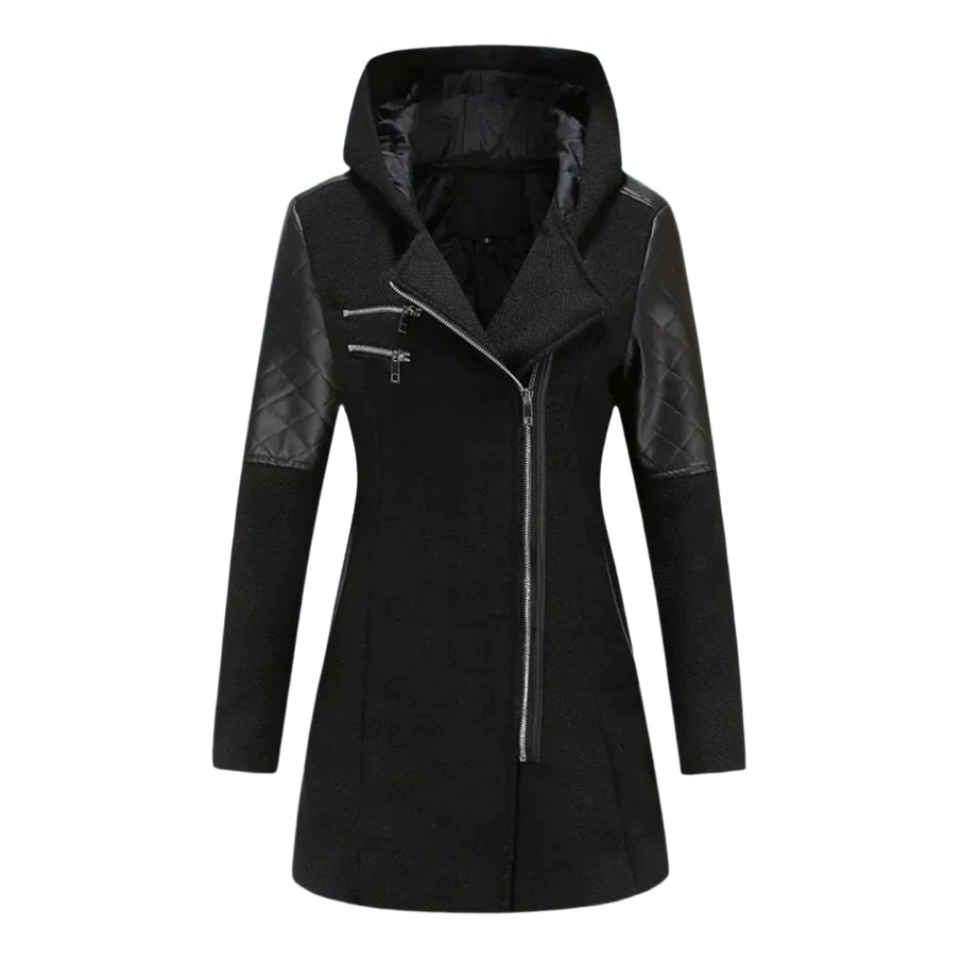 Sofia | Manteau d'Hiver Long avec Capuche pour Femme