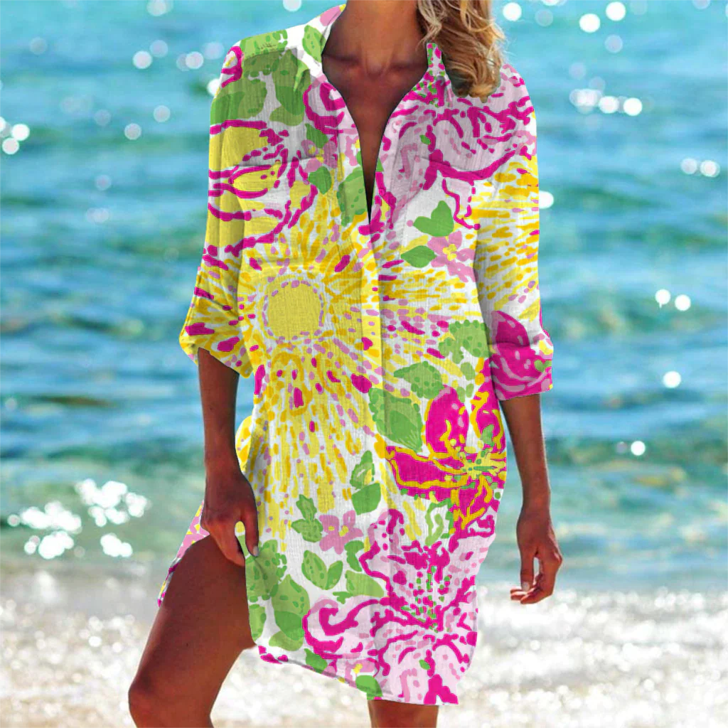 Madeleine - La robe chemise estivale
