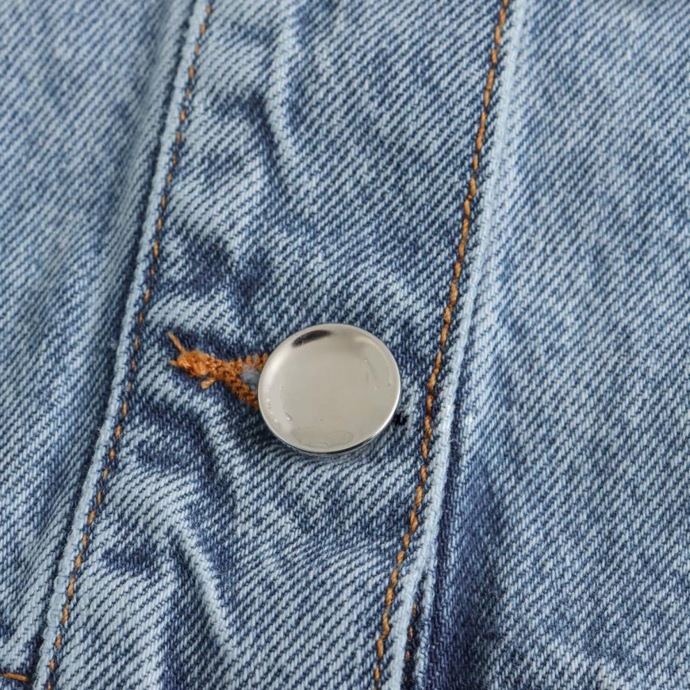 Joanne - Veste en Denim pour Femme avec Grandes Poches