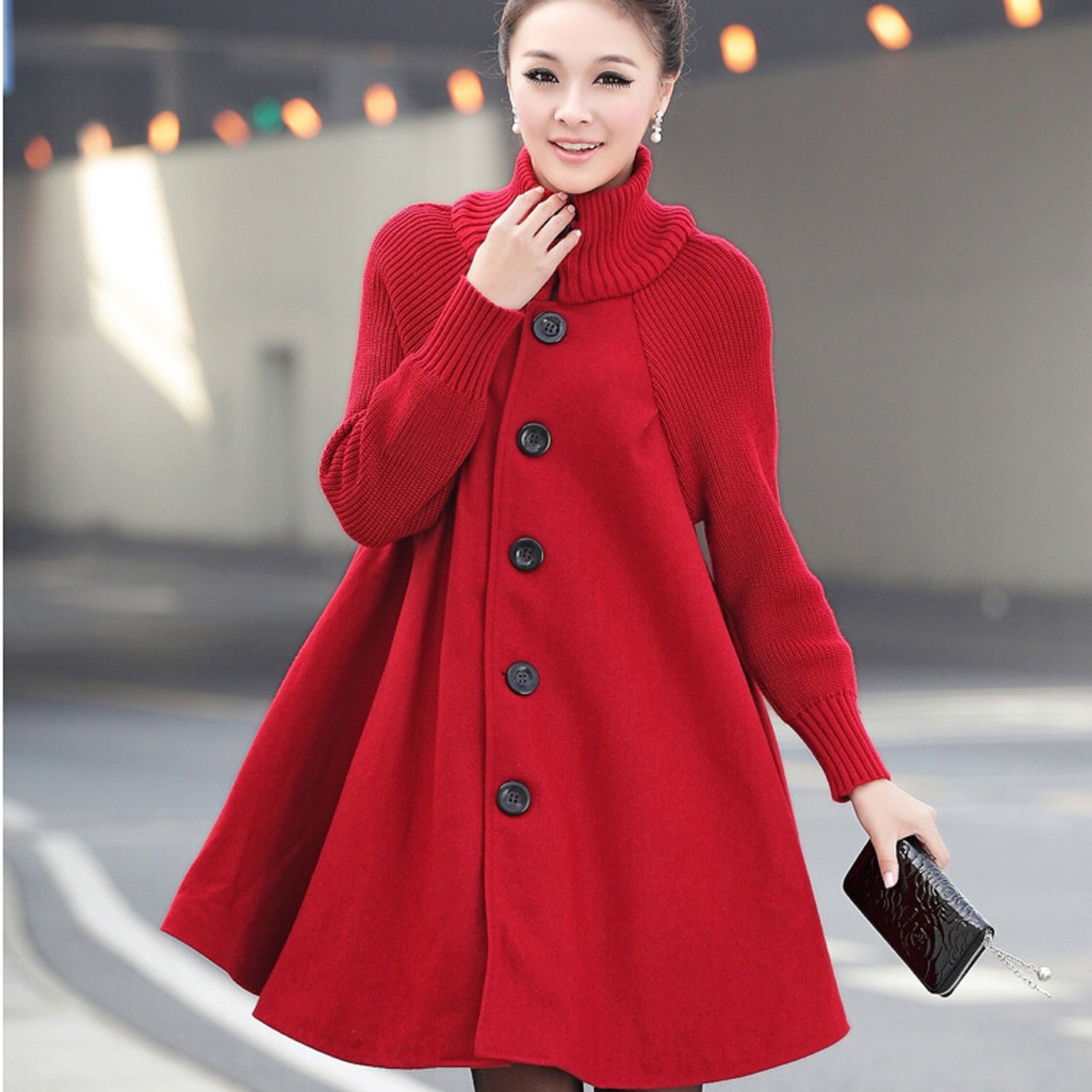 Manteau d'hiver boutonné - Jeannique