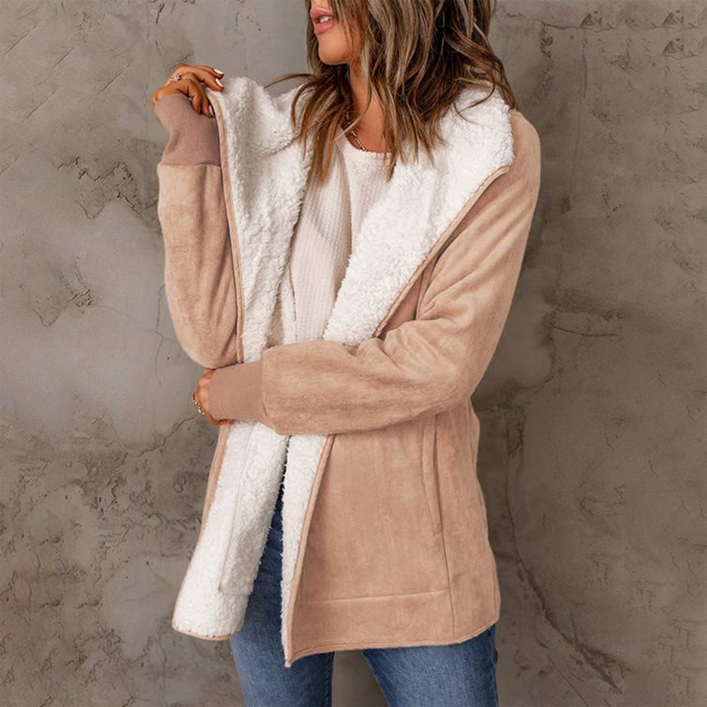 Ember - Manteau Chaud à Manches Longues pour Femme