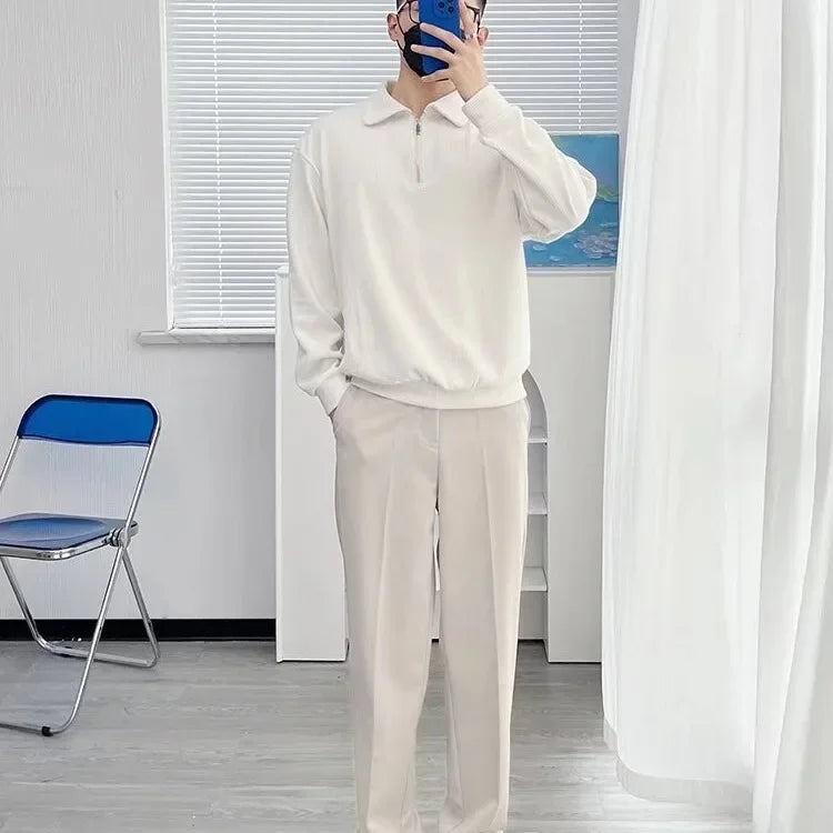 Pull demi-zip pour homme - Addie