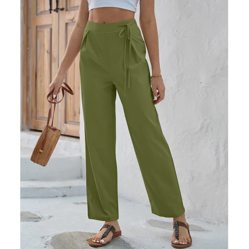 Pantalon droit taille haute - Ludwika