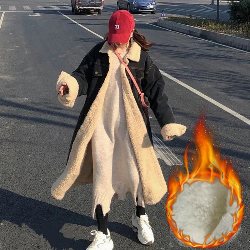 Veste longue doublée pour femme - Juelina