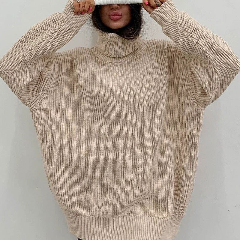 Ariadna - Pull en maille à col roulé