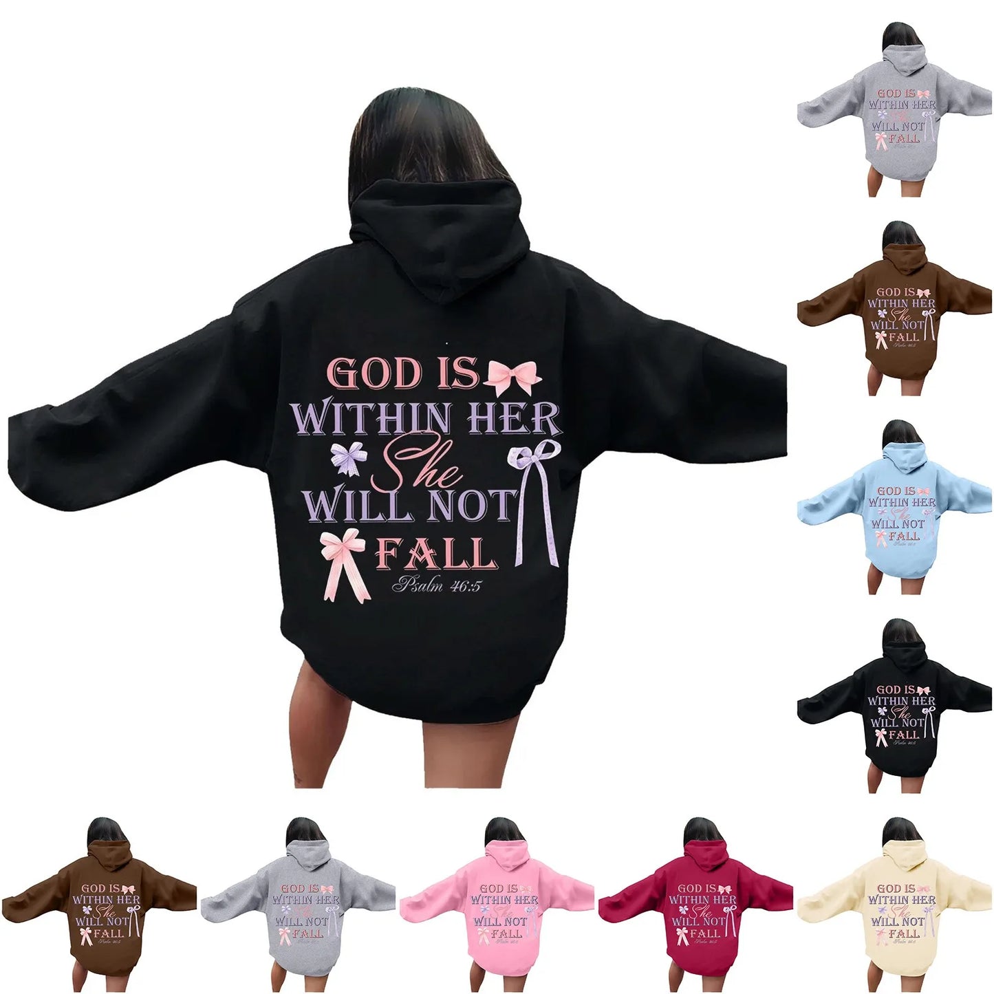 Sweat à capuche surdimensionné en elle - Laicee