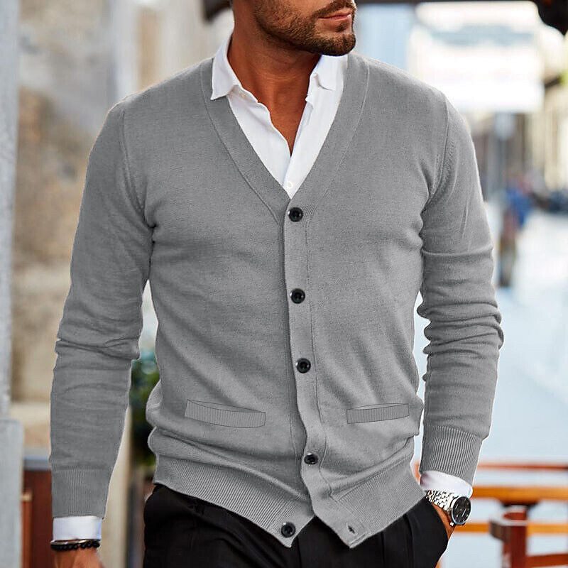 GIlles | Veste en tricot décontractée pour hommes