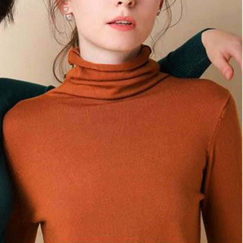 Karo - Pull à col roulé coupe couvertes pour femmes