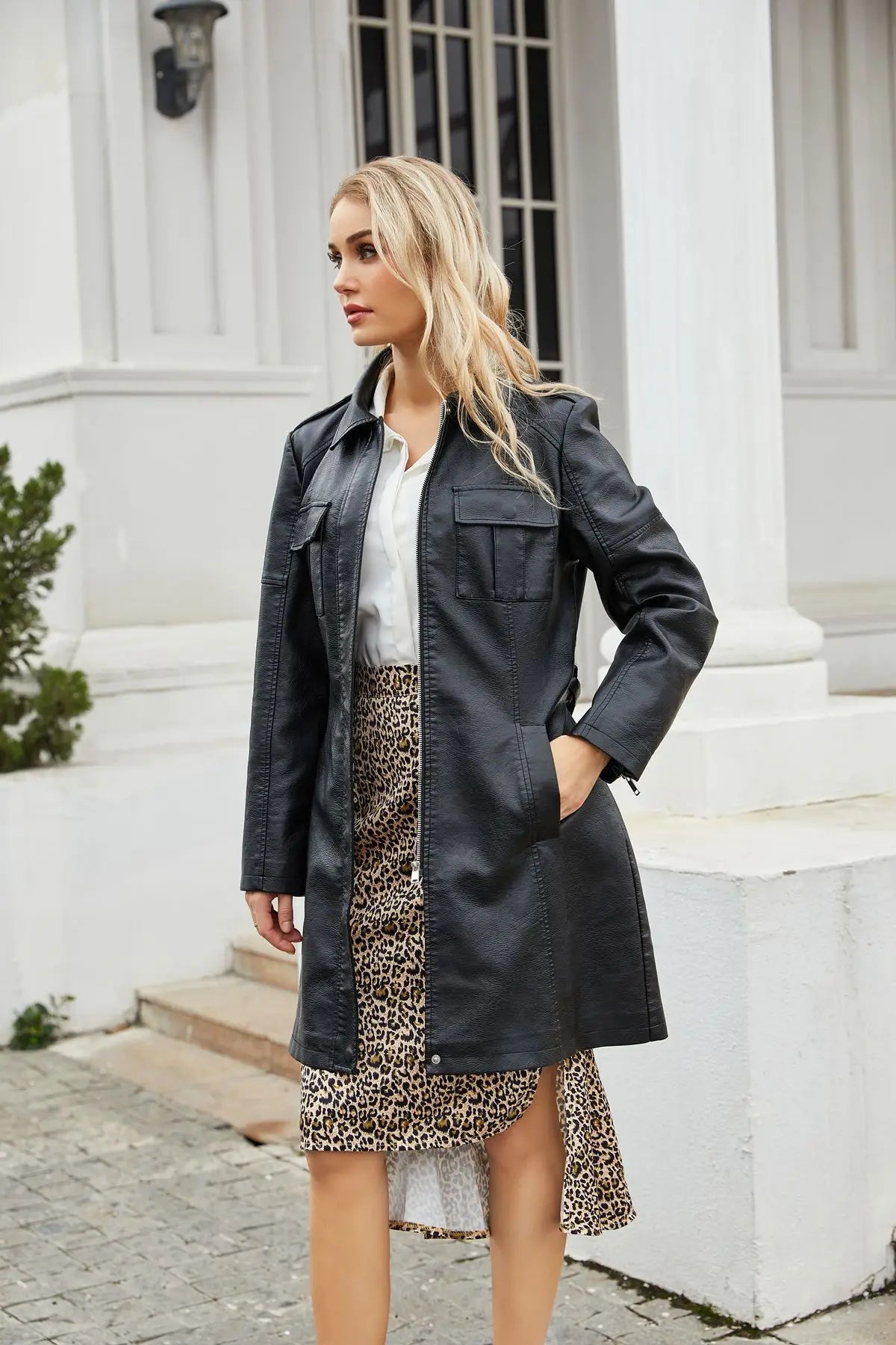 Manteau mi-long élégant - Alannah
