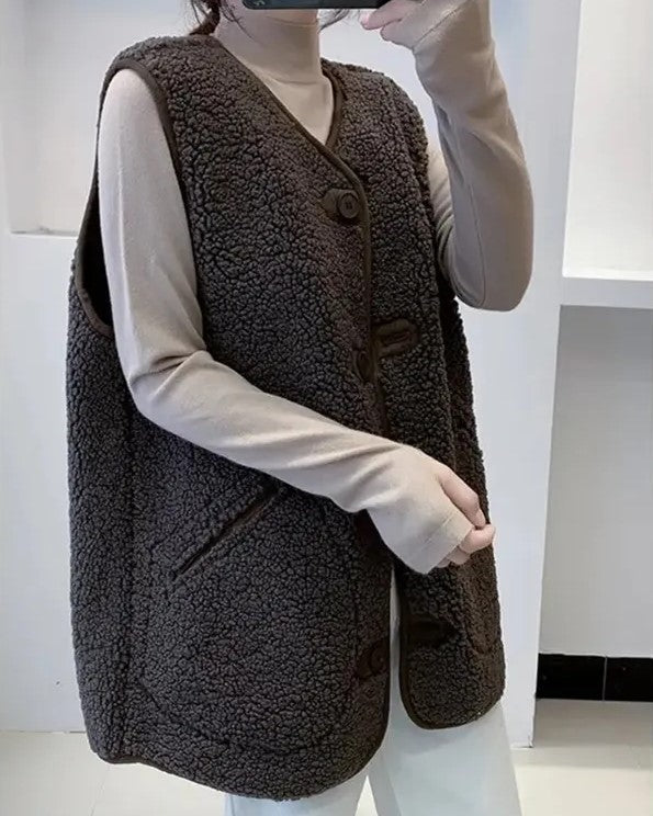 Chiara | Gilet luxueux d'agneau pour femmes