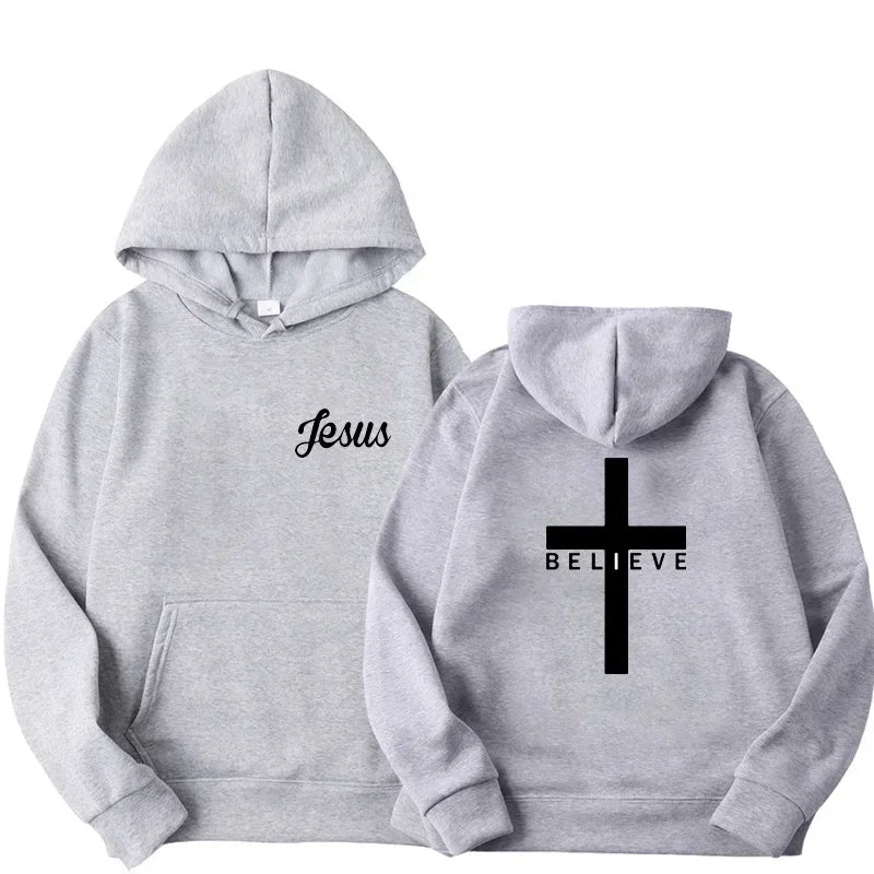 Sweat à capuche surdimensionné Believe - Algrenon