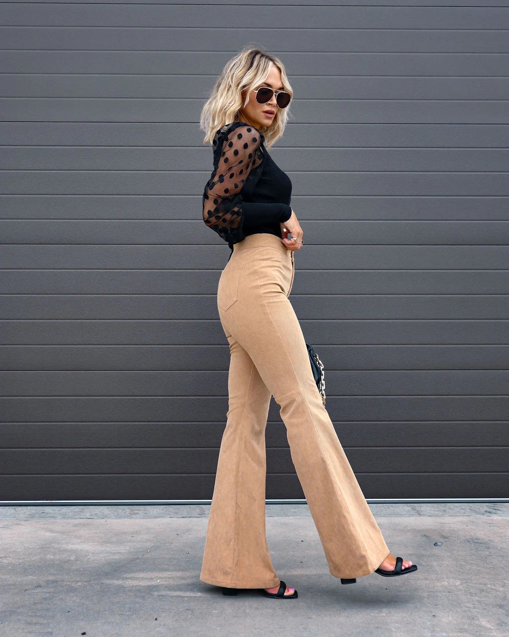 Vogue Style Pantalon évasé