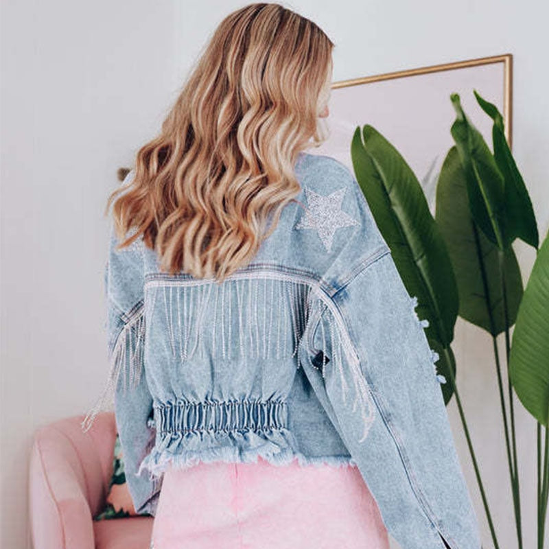 Veste en jean tendance - Gaenna