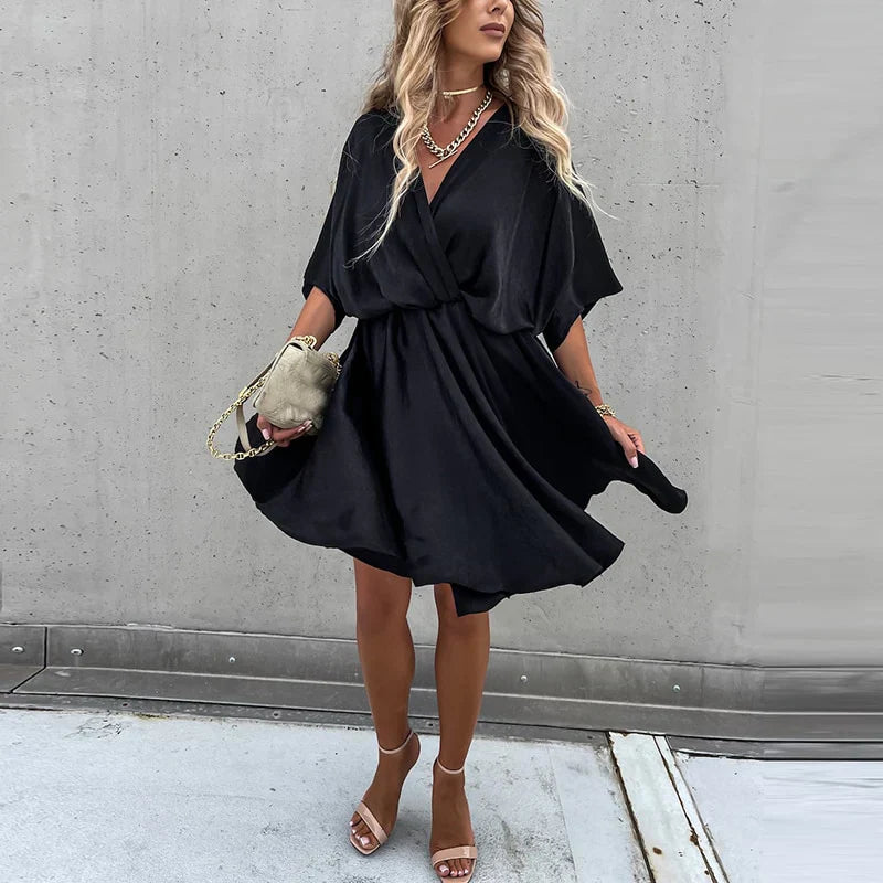Robe élégante en satin - Jennifer