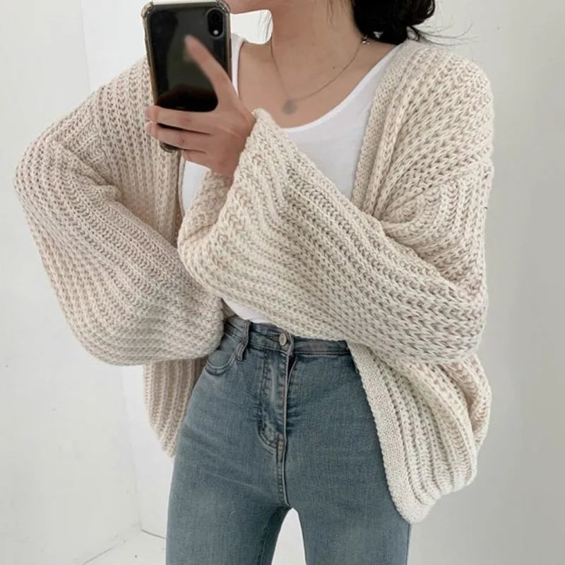 Cardigan chaud en tricot - Igraine