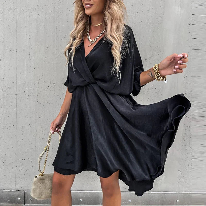 Robe élégante en satin - Jennifer