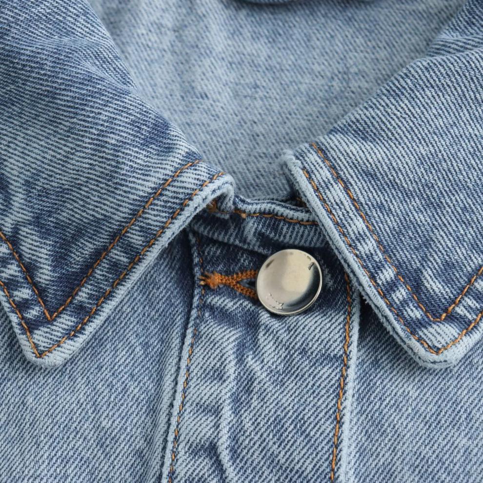 Joanne - Veste en Denim pour Femme avec Grandes Poches