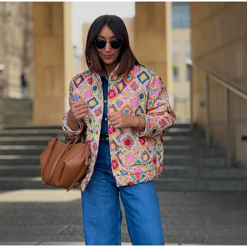 Veste matelassée colorée - Clothilde
