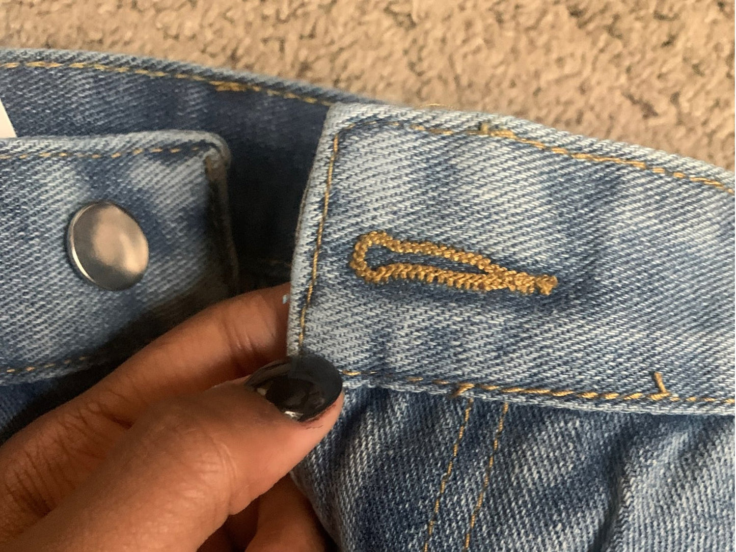 Pantalon en jean à jambe large - Rodina