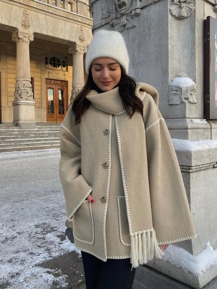 Veste à simple boutonnage pour femme