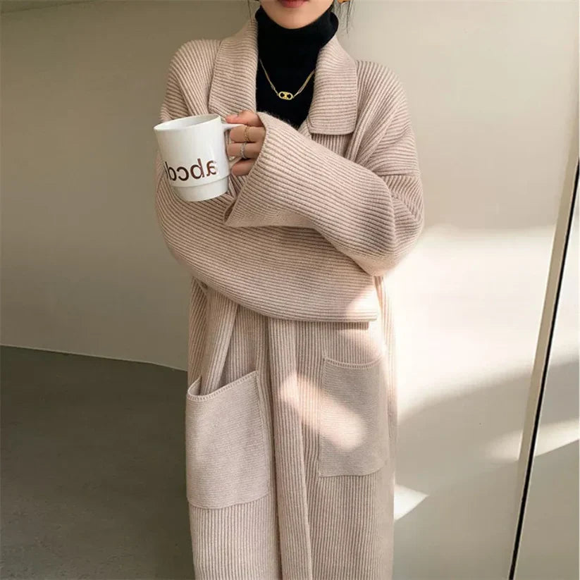 Manteau tricoté pour femme - Mettabel