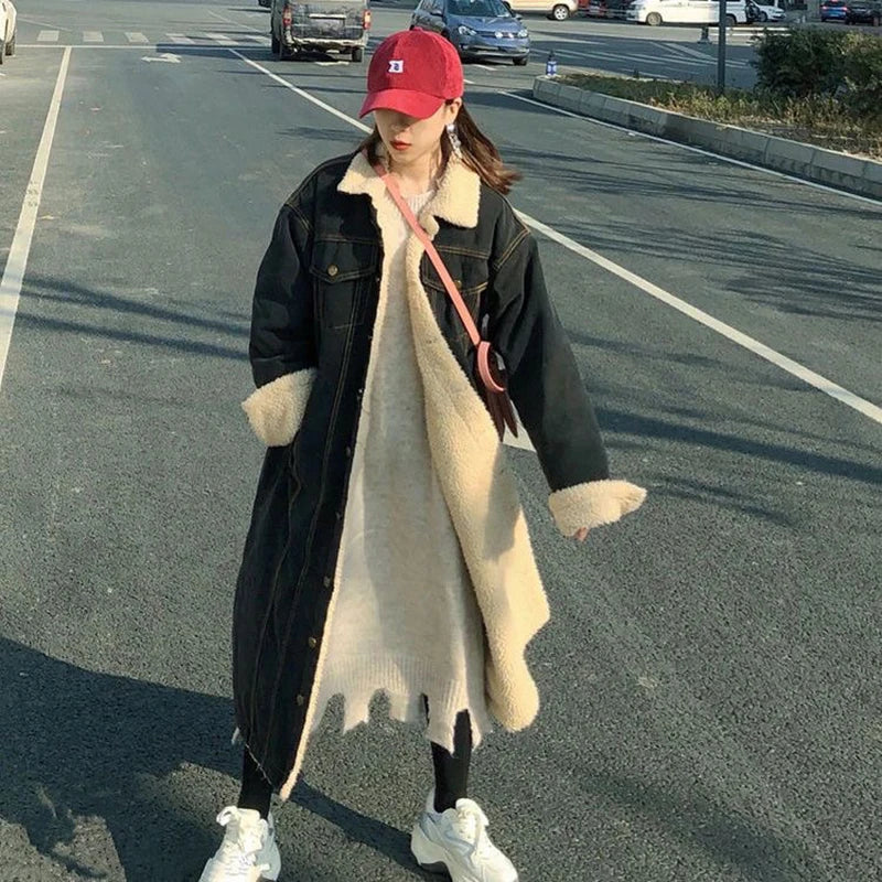 Veste longue doublée pour femme - Juelina